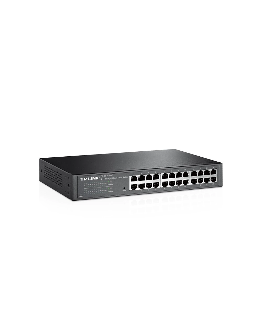 Le TP-Link TL-SG1024DE est un switch Easy Smart avec 24 ports Gigabit, conçu pour offrir une connectivité réseau rapide et stable dans les environnements professionnels à un prix abordable. Il est idéal pour les petites et moyennes entreprises cherchant à optimiser leurs infrastructures réseau avec une gestion simplifiée et des fonctionnalités avancées.